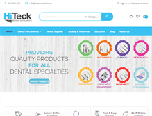 Tablet Screenshot of hitecksurgico.com